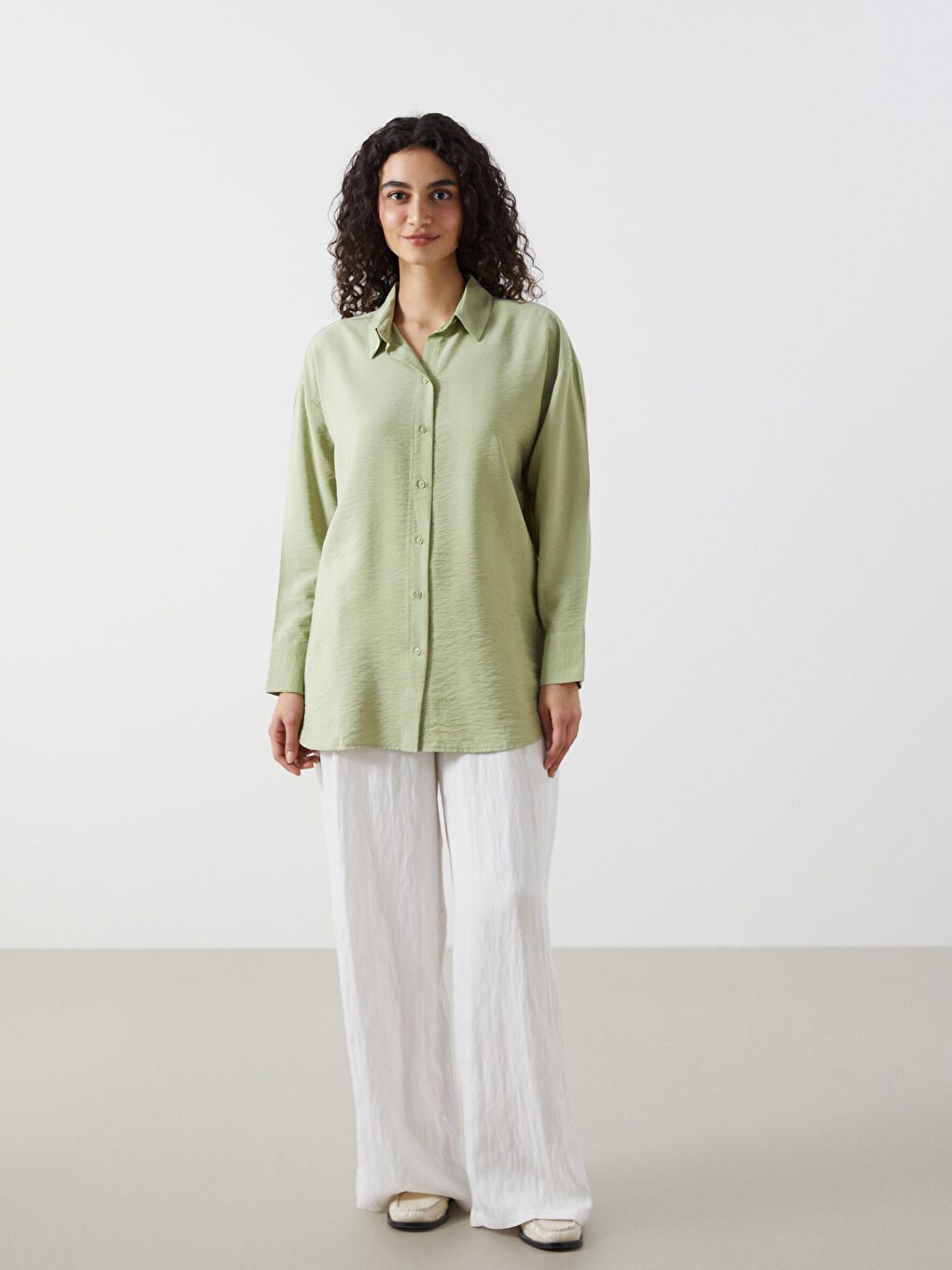 Oversize Women's Shirt Tunic-1