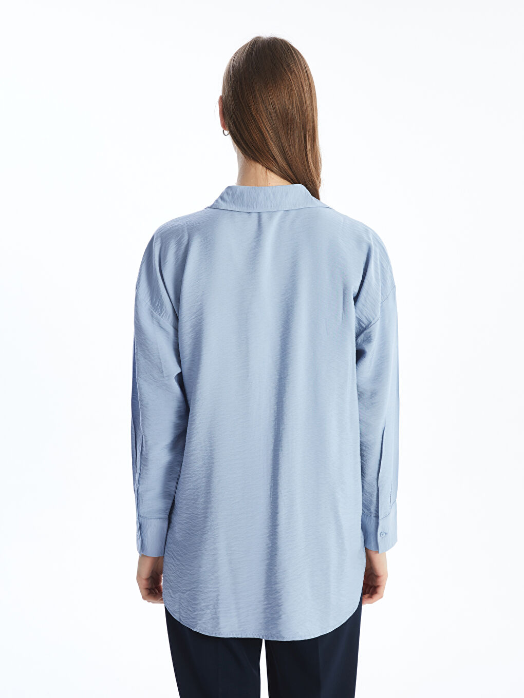 Tunică Cămașă Supradimensionată pentru Femei-3