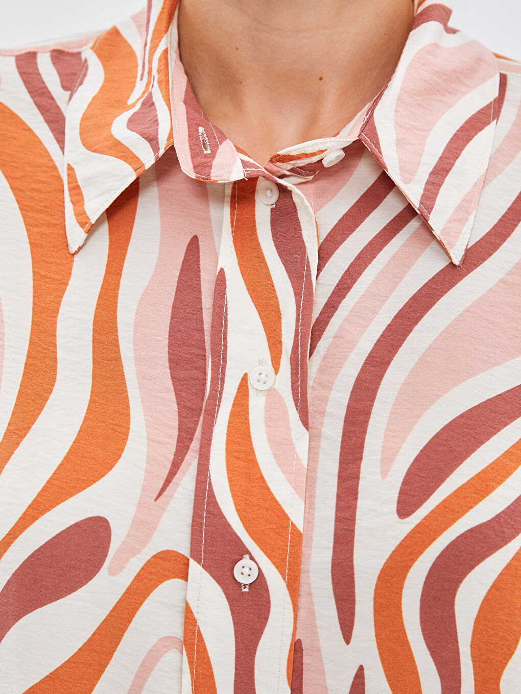 Tunique Chemise à Motifs pour Femmes-2