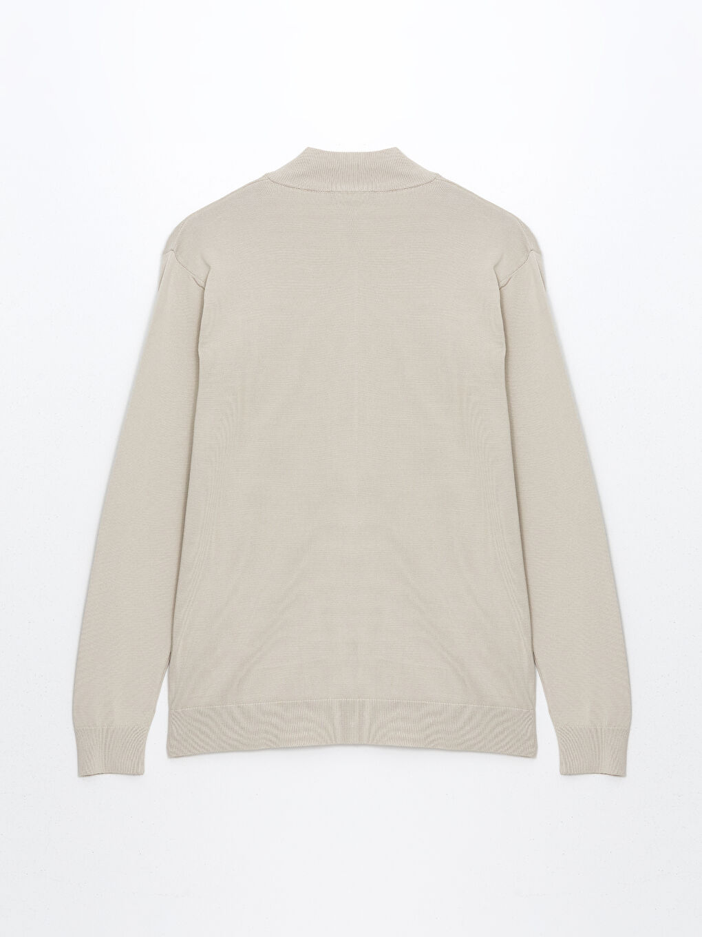 Standard Fit Turtle Neck Men's Tricot Cardigan -S54523Z8-FF5