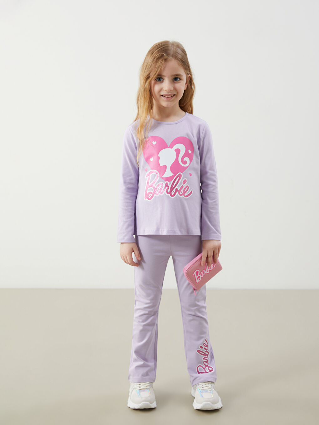 LCW ACCESSORIES Pembe Barbie Baskılı Kız Çocuk Cüzdan - 1
