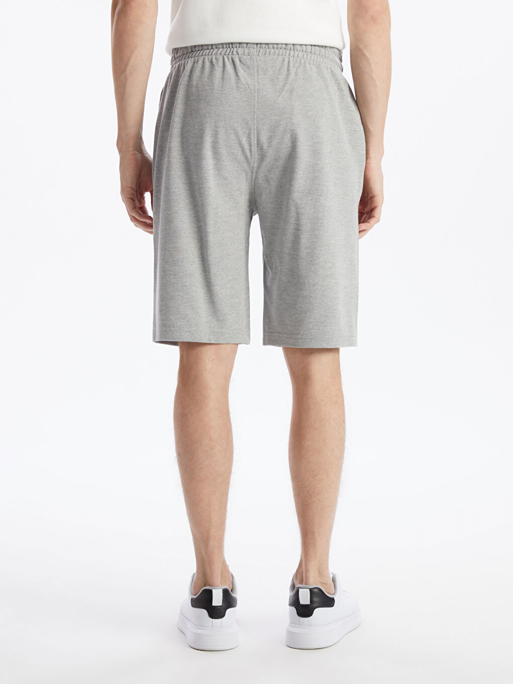 Standard Pattern Piqué Men's Shorts -S54554Z8-DCR