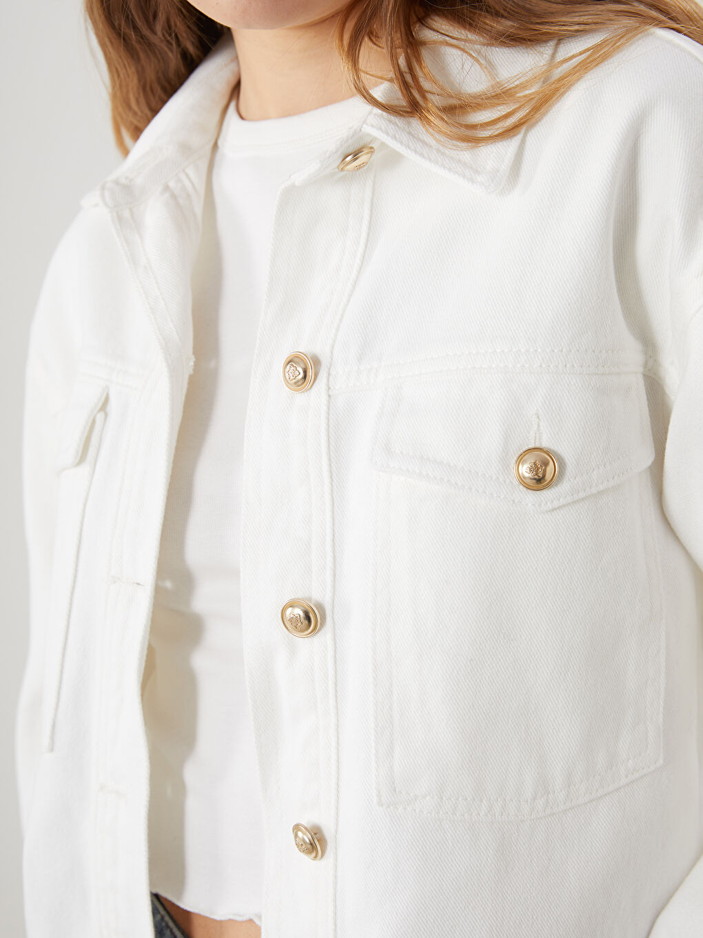 Oversize Women's Shirt Jacket -S54574Z8-FEU
