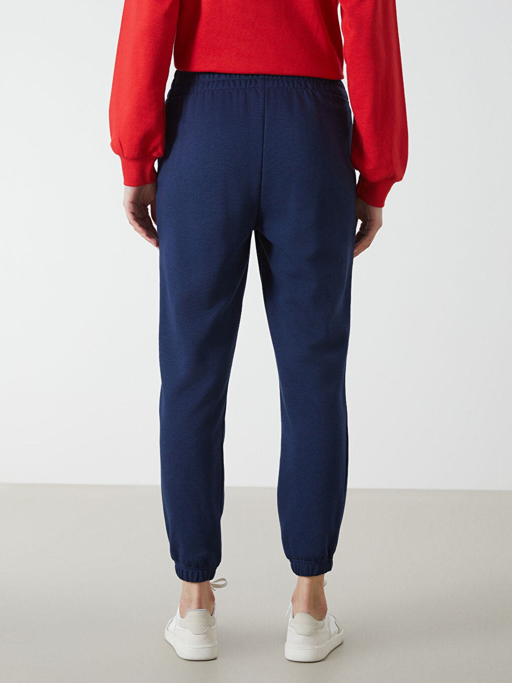 Elasticated Waist Women's Jogger Sweatpants -S54598Z8-R4J
