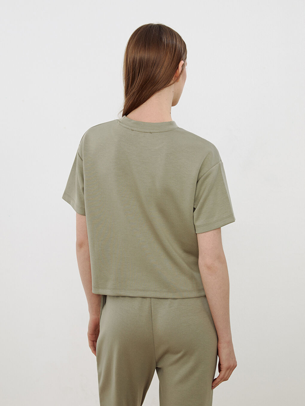 Crew Neck Women's T-Shirt -S54599Z8-QZJ