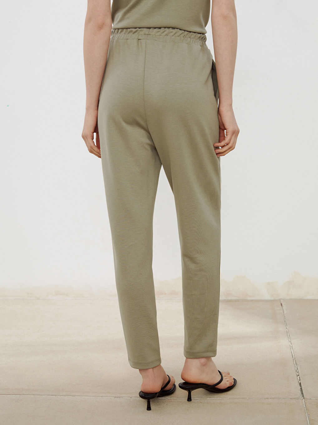Women's Elastic Waist Sweatpants -S54600Z8-QZJ
