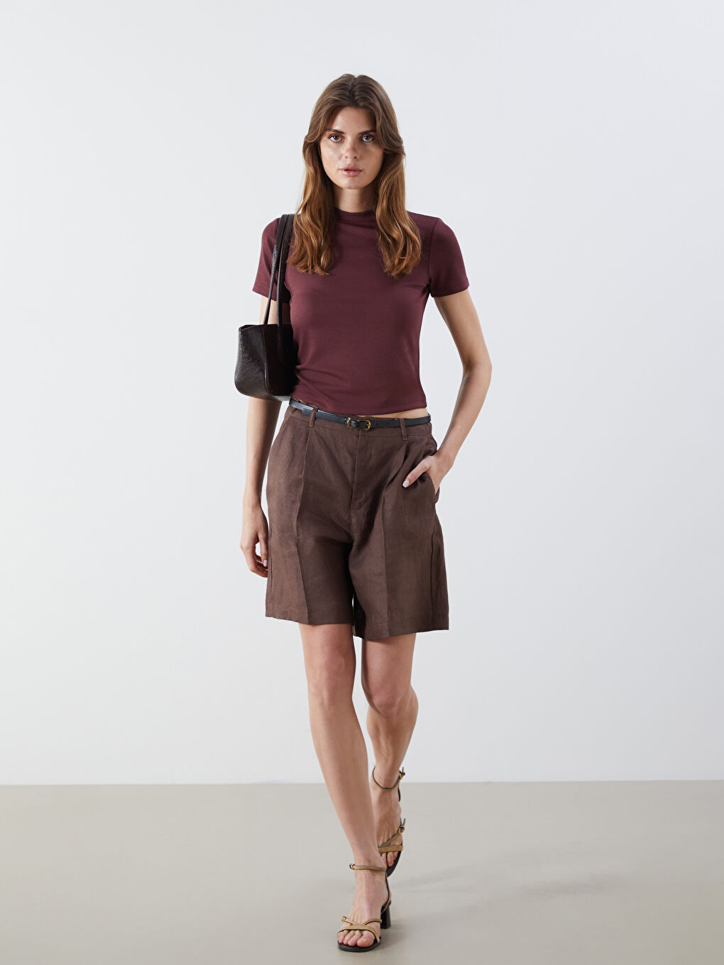 Funnel Neck Women's T-Shirt -S54618Z8-HFA