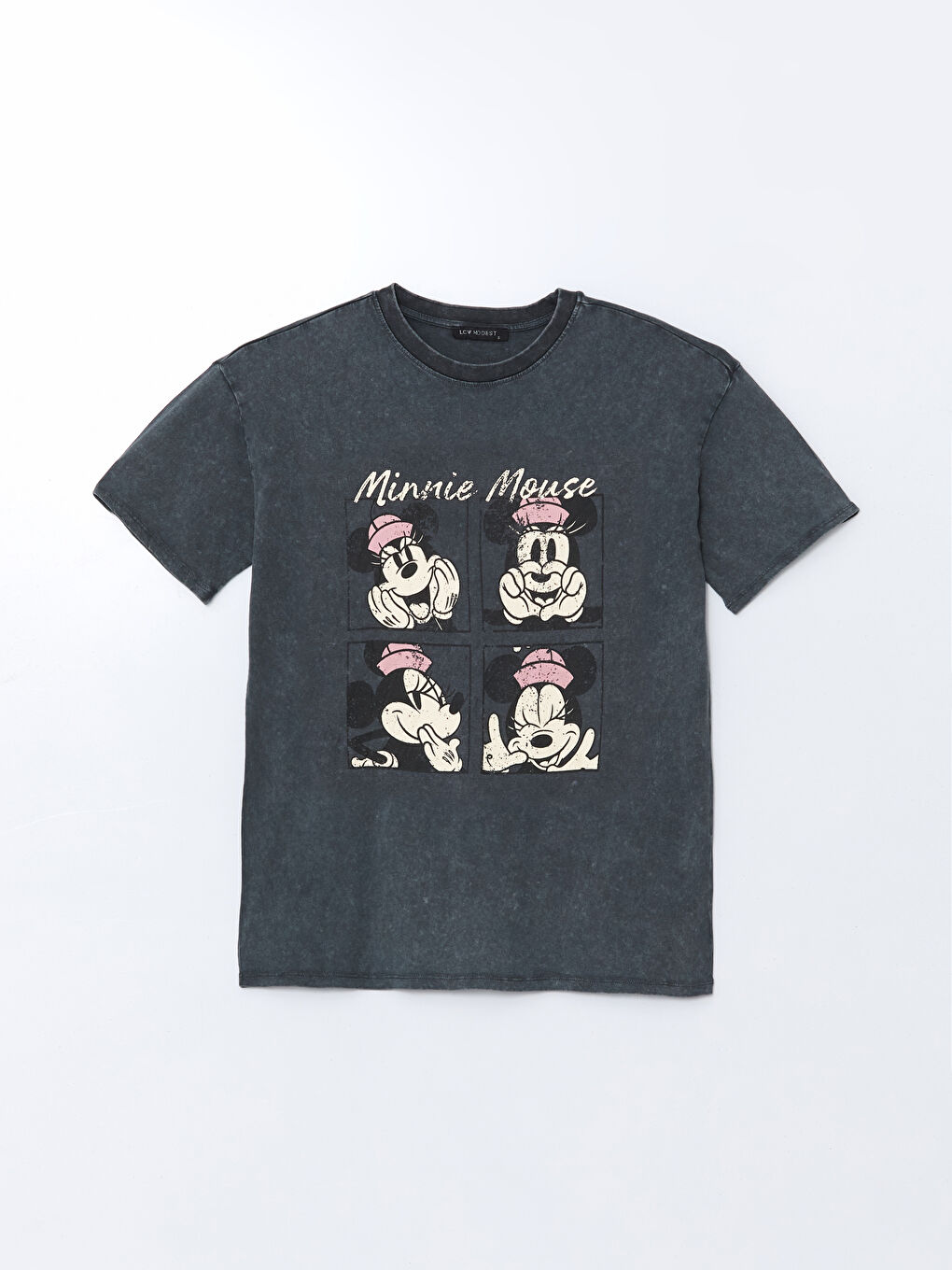 Ženska majica okruglog izreza sa otiskom Minnie Mouse -S54633Z8-R2H
