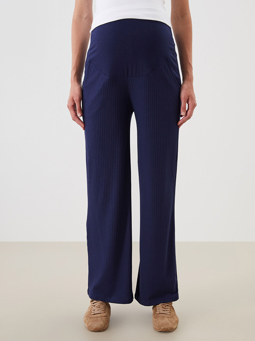 LCWAIKIKI Maternity Karın Panelli Dokulu Hamile Pantolon -S54639Z8-K7T