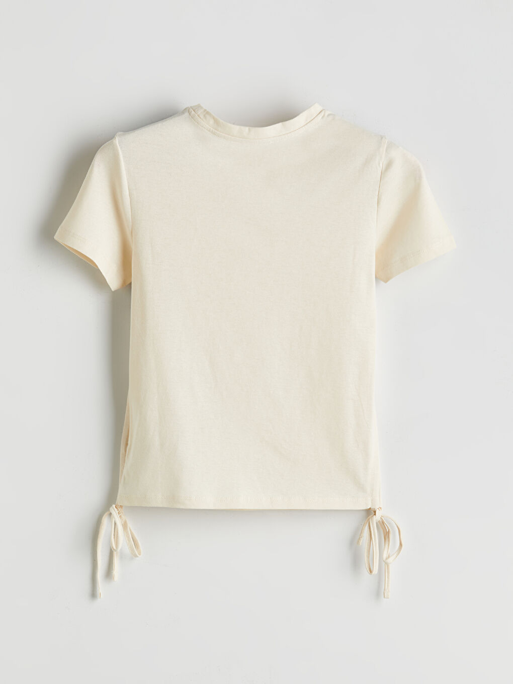 Crew Neck Plain Women's T-Shirt-5