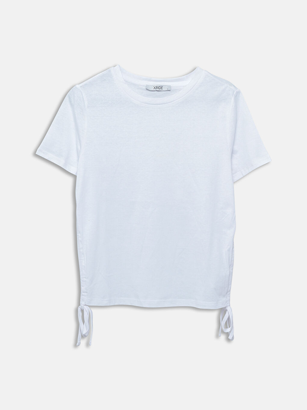 Crew Neck Plain Women's T-Shirt -S54662Z8-Q6K
