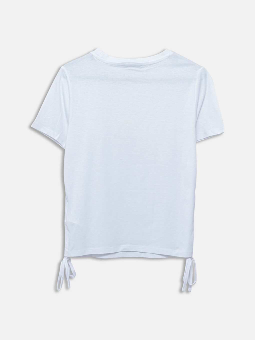 Crew Neck Plain Women's T-Shirt -S54662Z8-Q6K