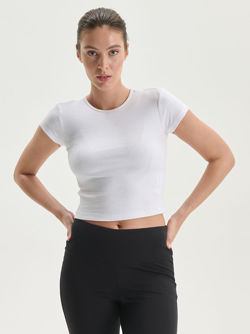 Crew Neck Women's T-Shirt -S54675Z8-Q6K