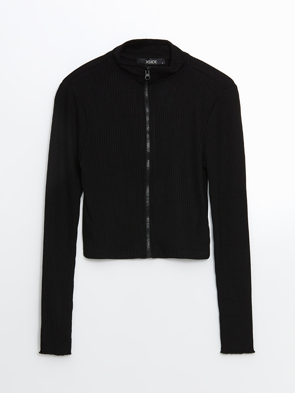 Funnel Neck Women's Knitted Cardigan-4