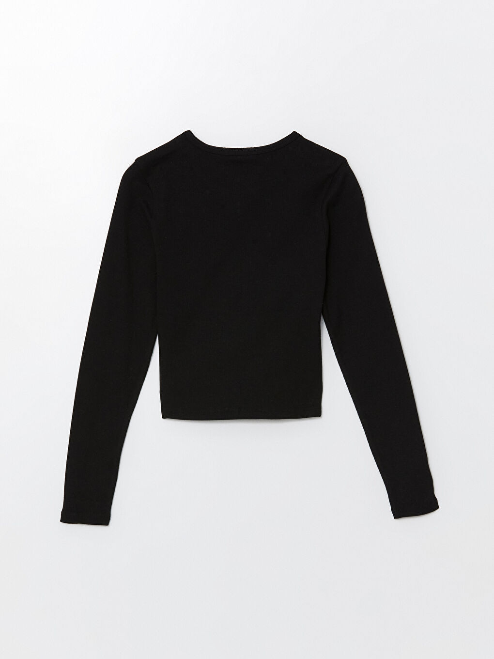 Crew Neck Ribbed Women's T-Shirt -S54694Z8-CVL