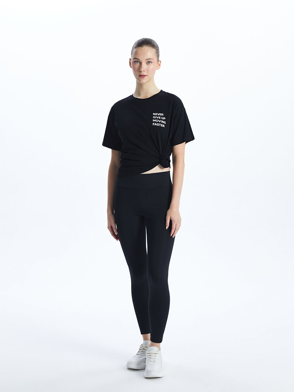 Леггинсы для женщин с эластичным поясом