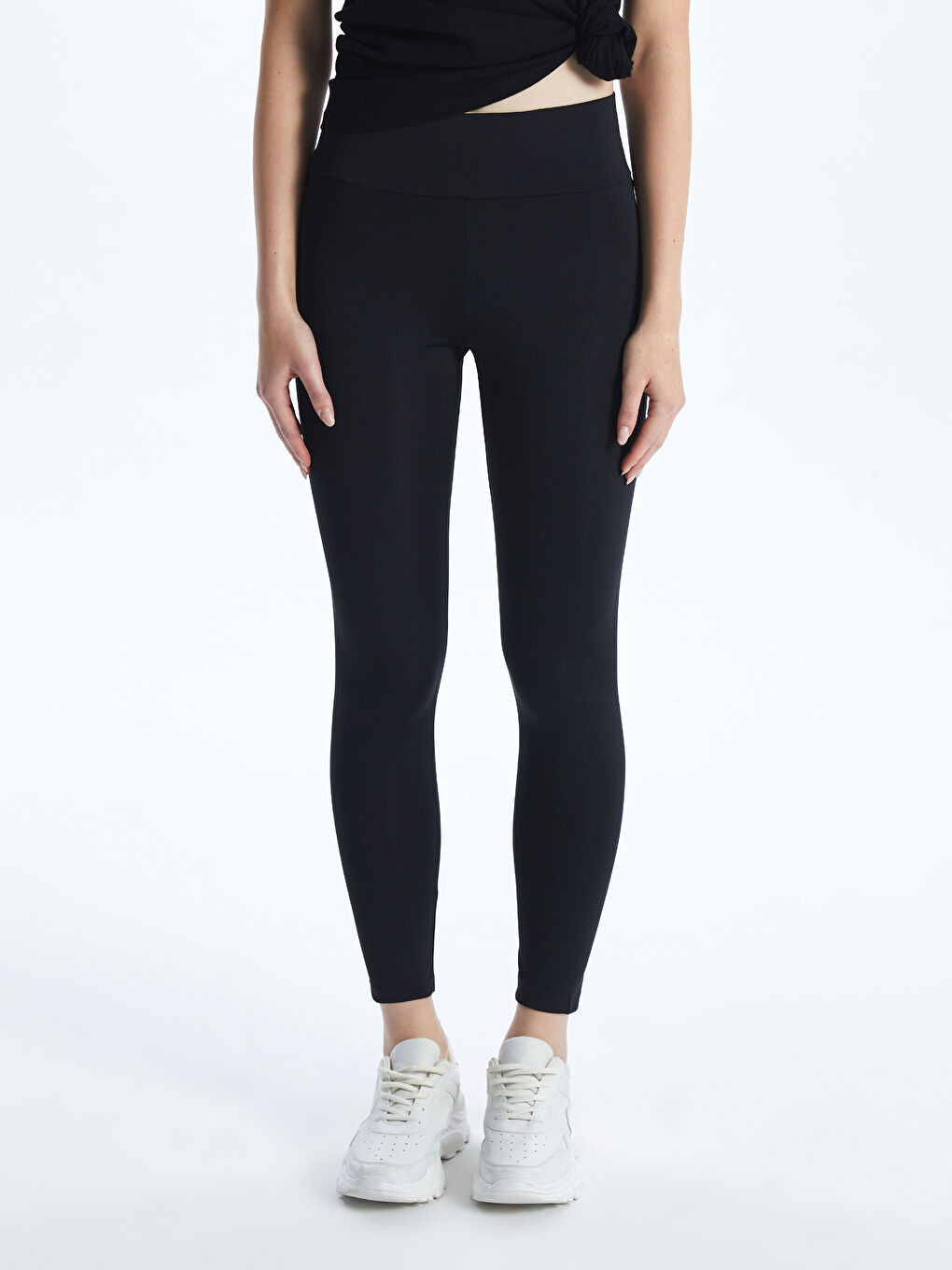 Леггинсы для женщин с эластичным поясом-1