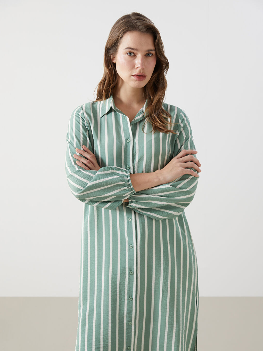 تونیکی کراسی خەتخەتی بۆ ژنان-1