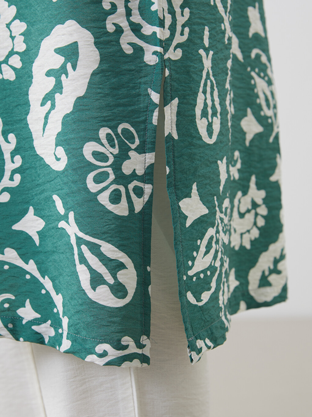 Patterned Women's Shirt Tunic-2