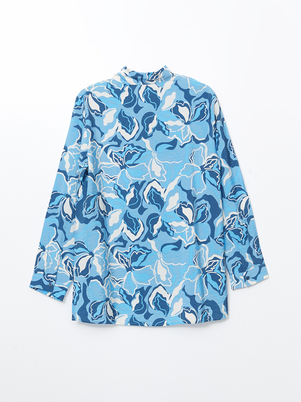 Collared Floral Women's Blouse-5