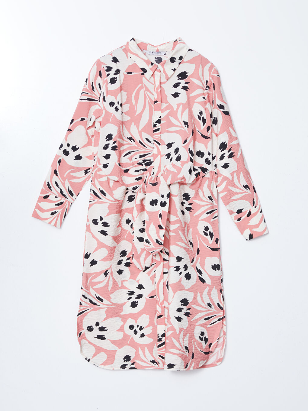 LCW Modest Gemusterte Damen-Hemd-Tunika -S54710Z8-LT4