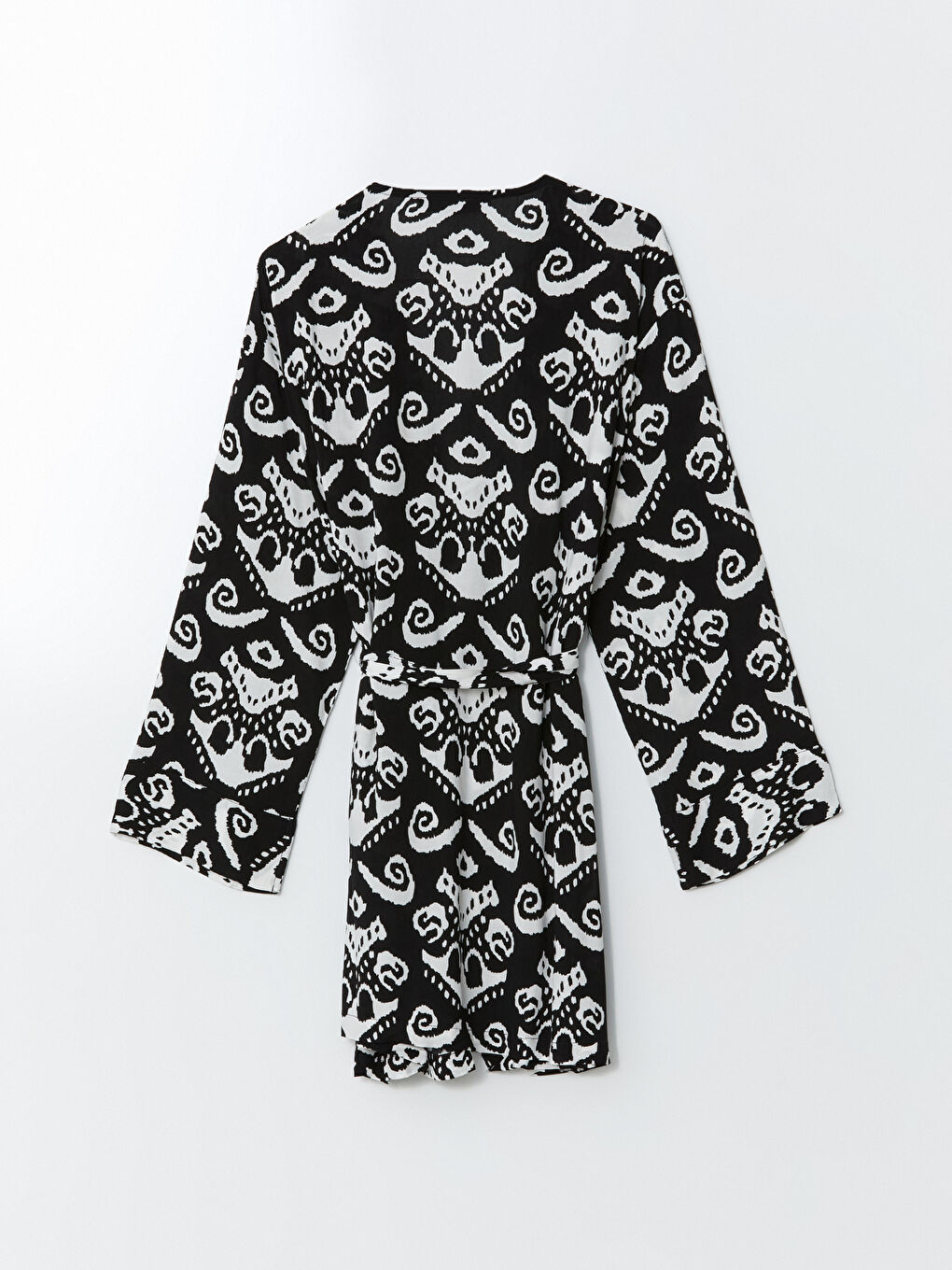 LCW Modest Şal Yaka Desenli Oversize Kadın Kimono -S54712Z8-LQJ