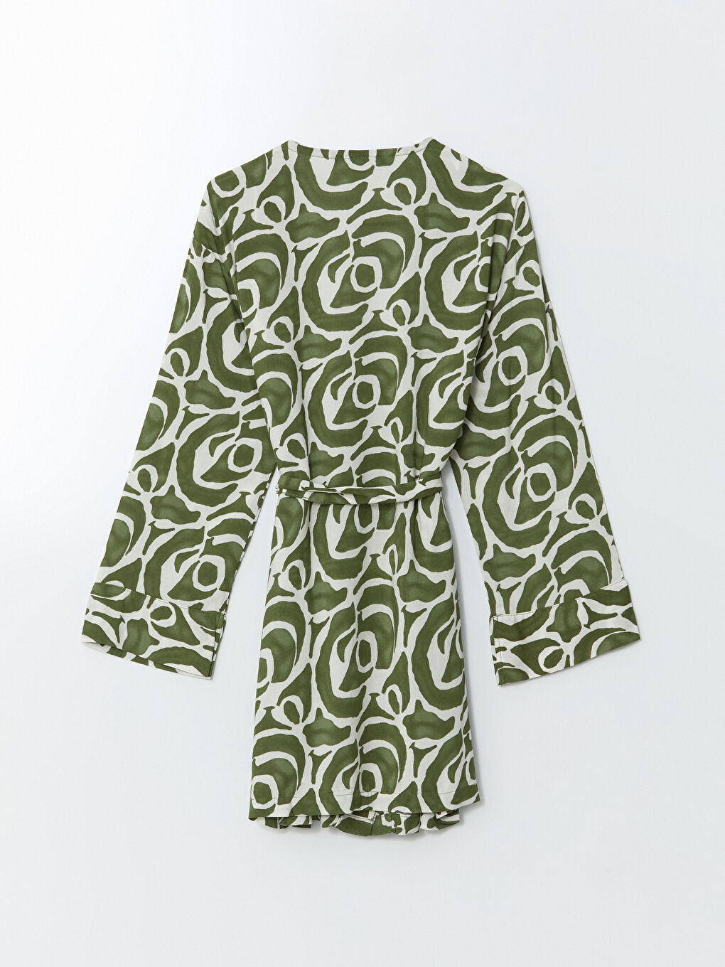 Kimono Oversize à Motifs pour Femmes avec Col Châle-5