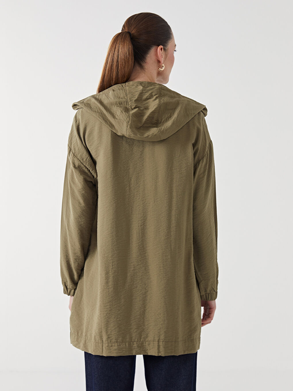 LCW Modest Hooded Oversize Women's Tunic -S54717Z8-K6F