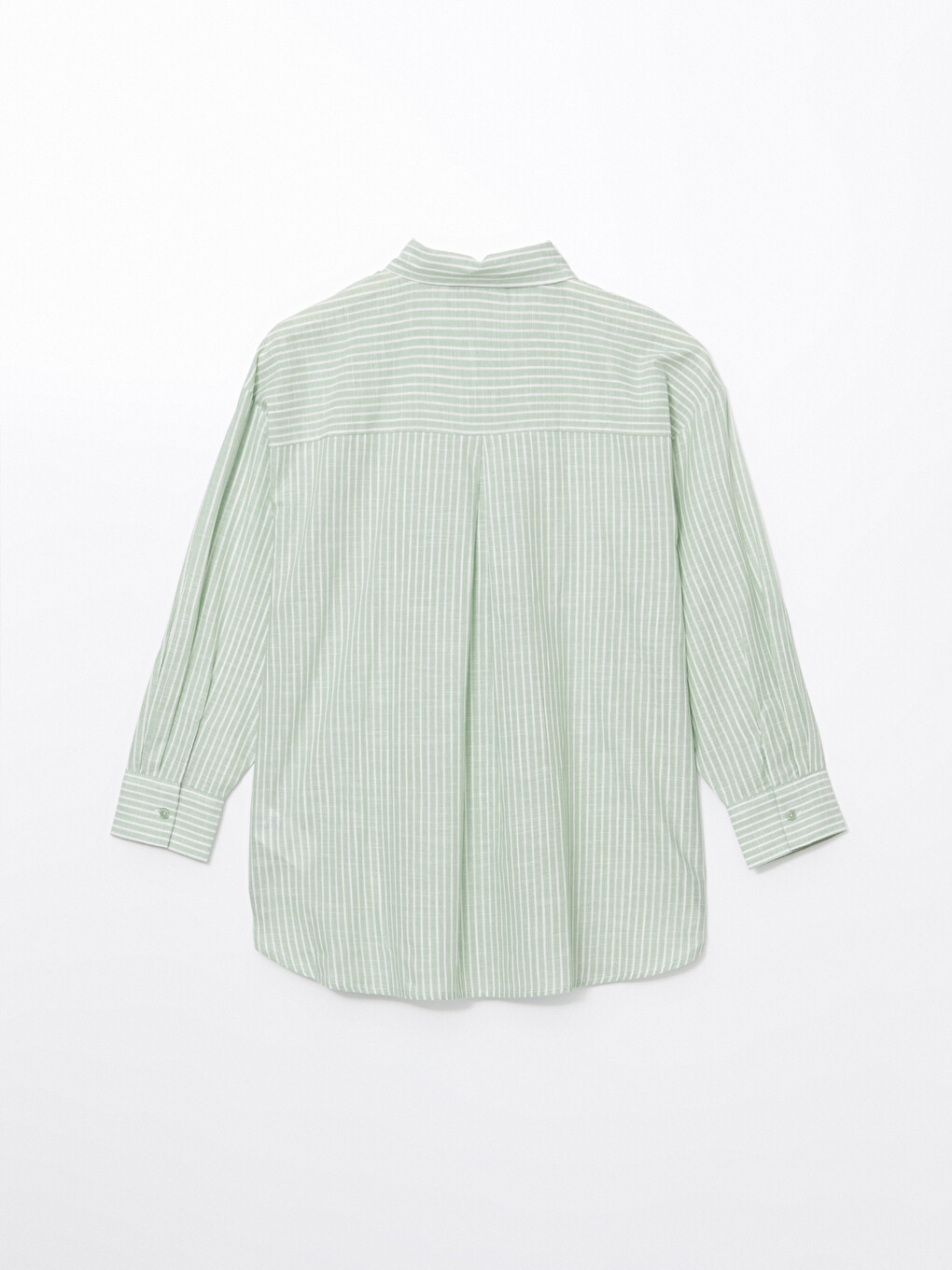 Striped Floral Embroidered Women's Shirt Tunic-5
