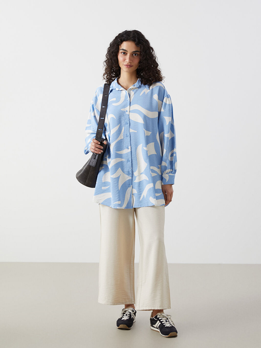 Tunique Chemise à Motifs pour Femmes-1