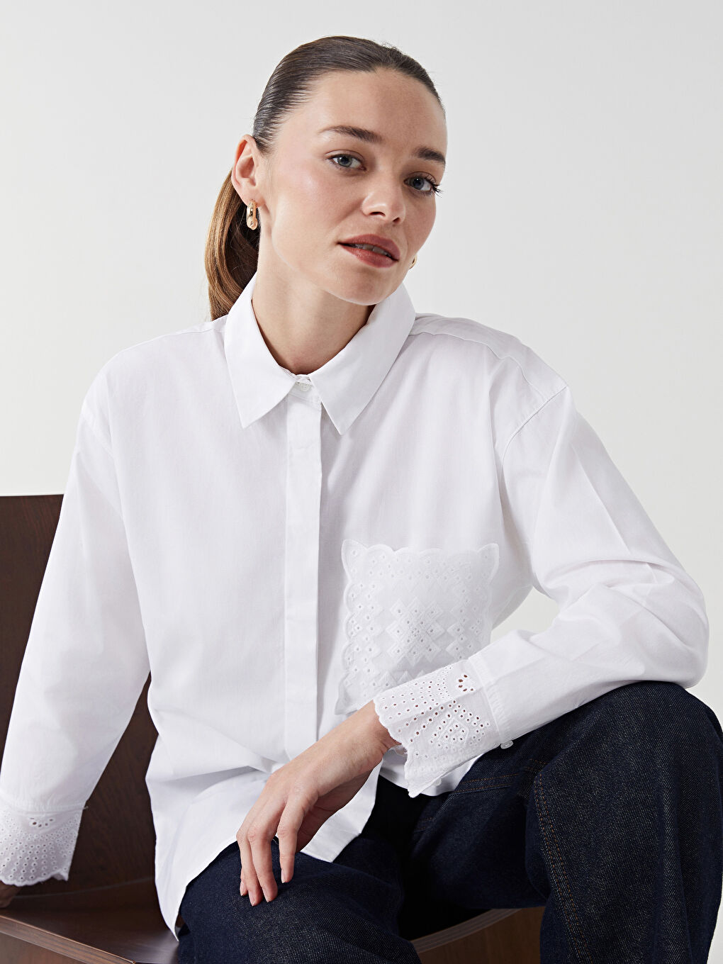 Lace Women's Shirt Tunic