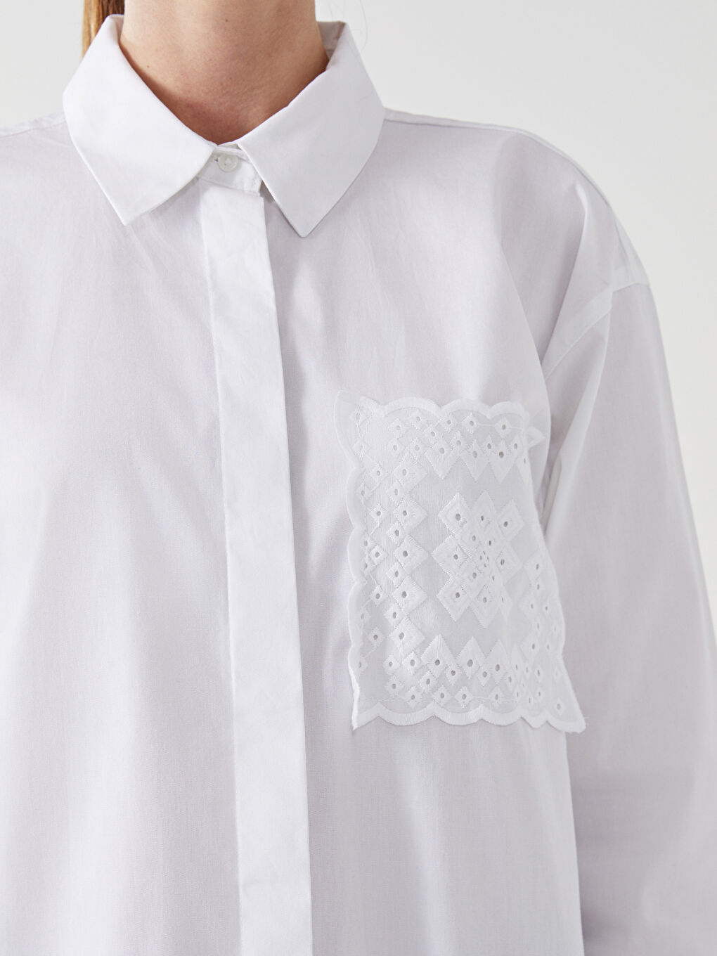 Lace Women's Shirt Tunic-2