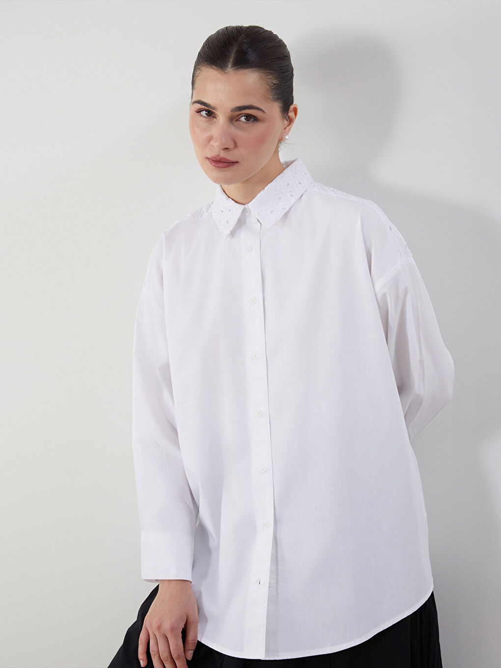 تونيك قميص نسائي واسع مطرز