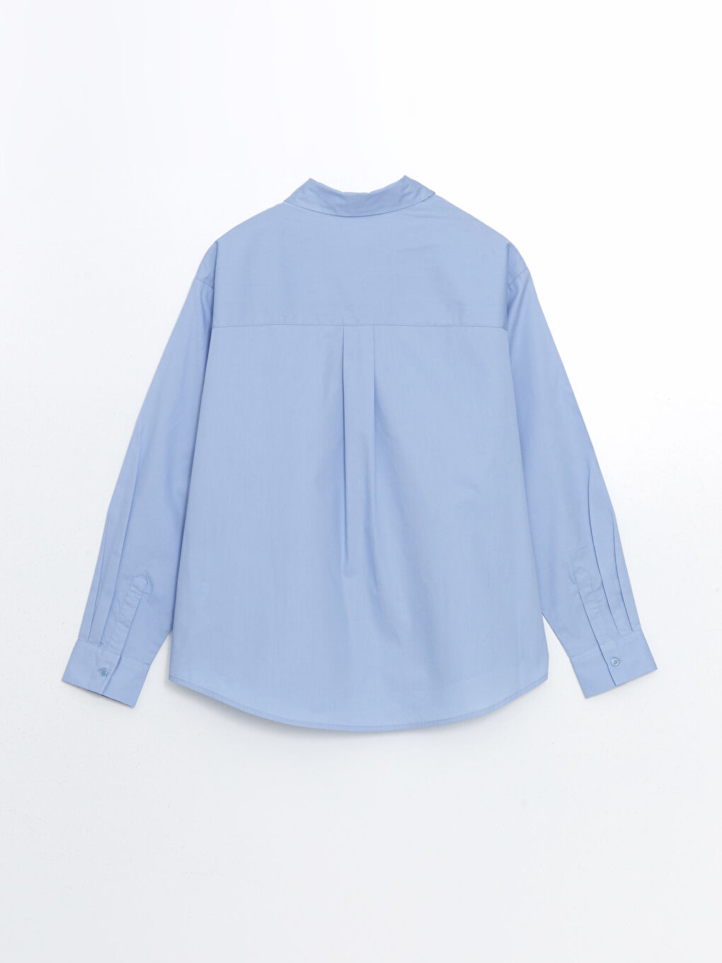 Tunique Chemise Oversize en Popeline pour Femmes-5