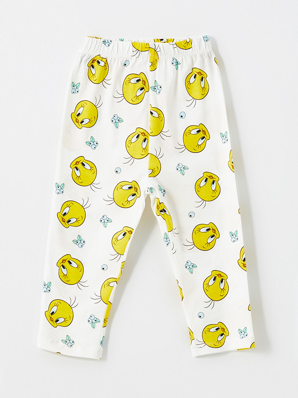 Polo Collar Tweety Printed Baby Girl Pajama Set -S54742Z1-LRA