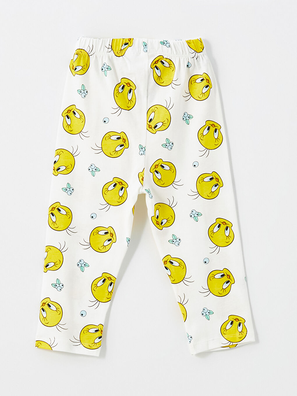Polo Collar Tweety Printed Baby Girl Pajama Set -S54742Z1-LRA