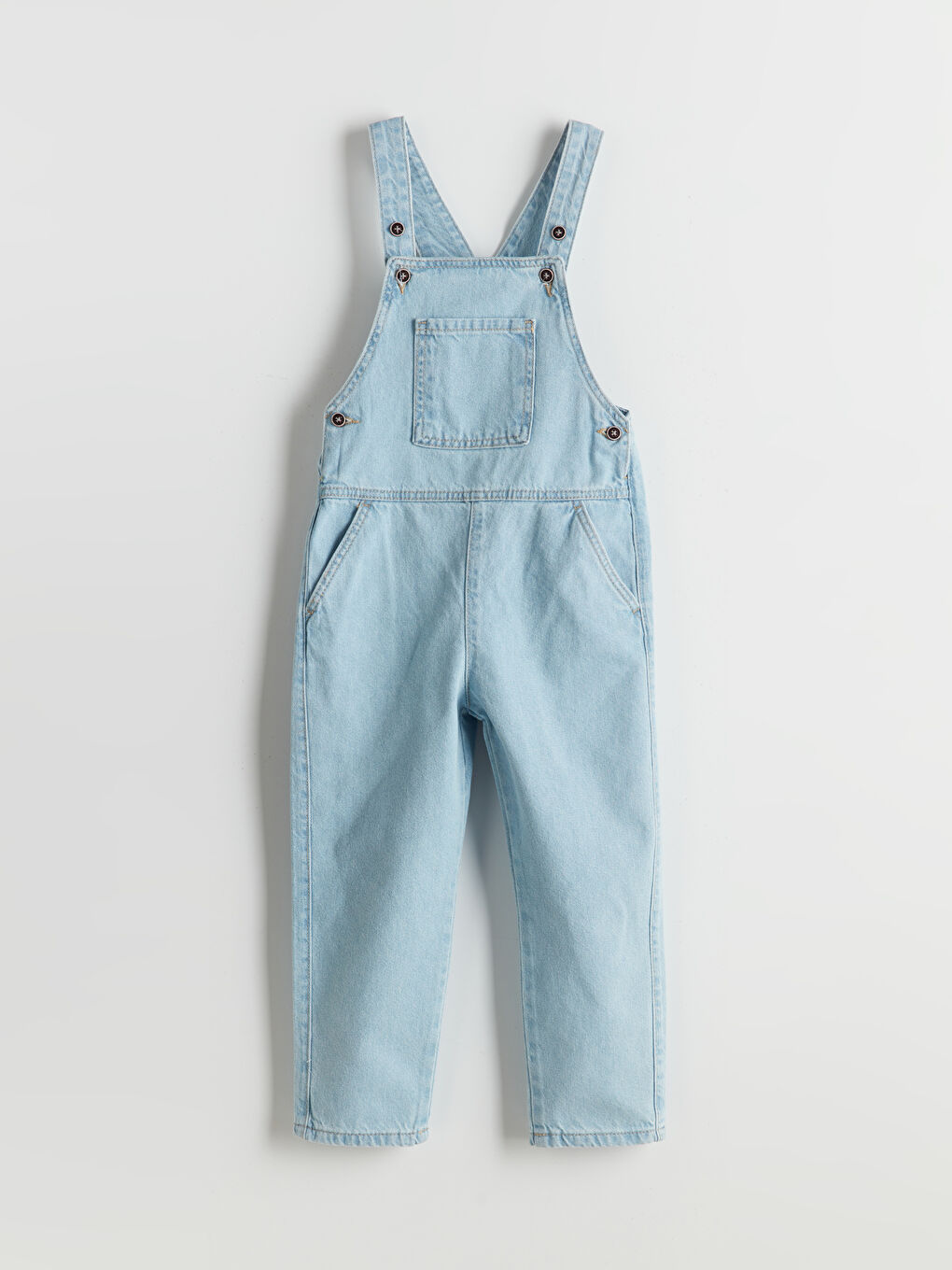 Square Neck Boy Jeans Overalls -S54785Z1-476