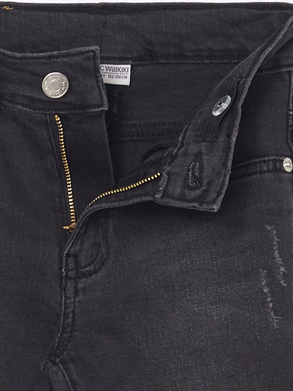 Adjustable Elastic Waist Boys' Jeans-2