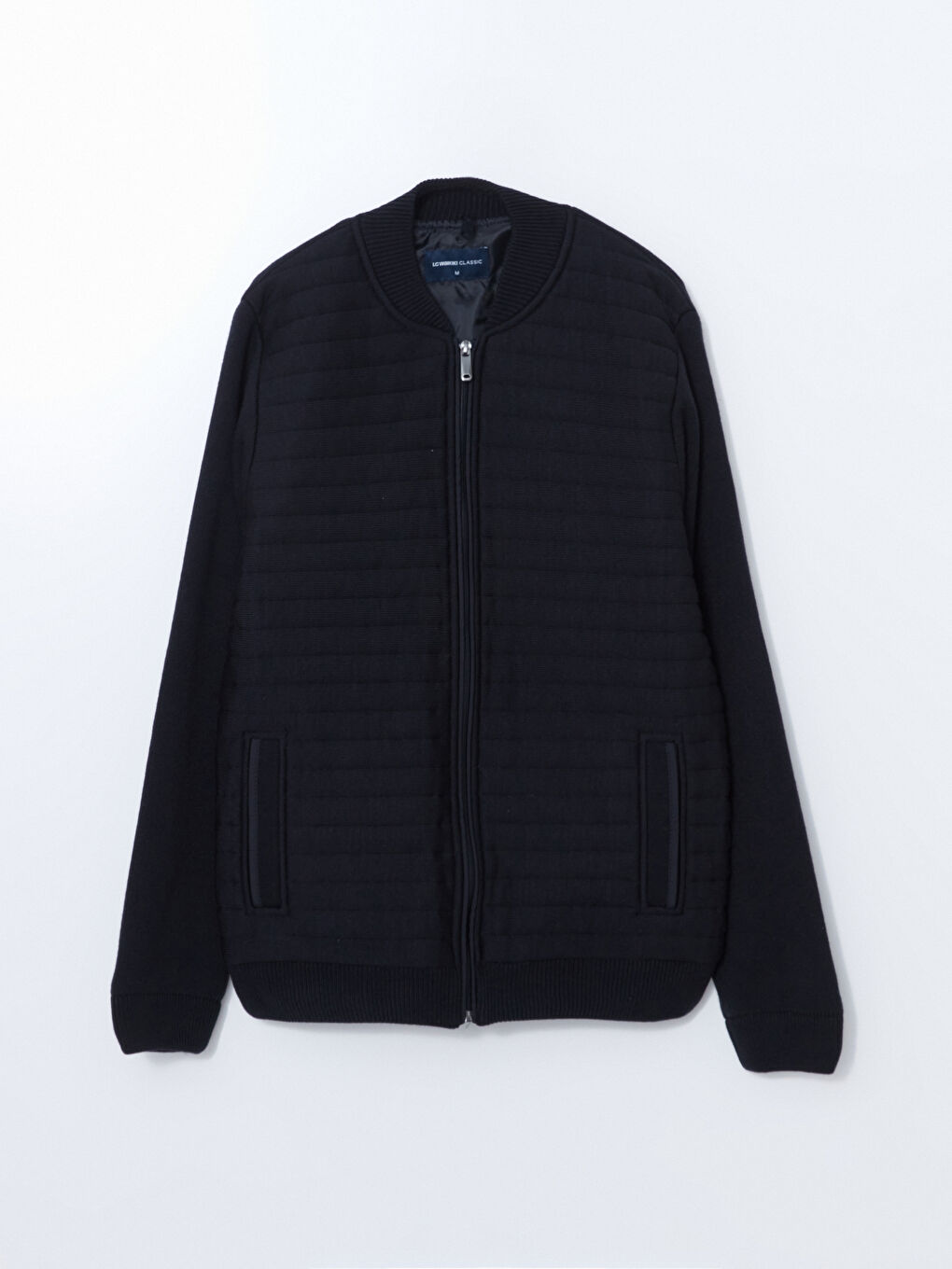 Cardigan en Tricot à Col Université pour Hommes Ajustement Standard-5
