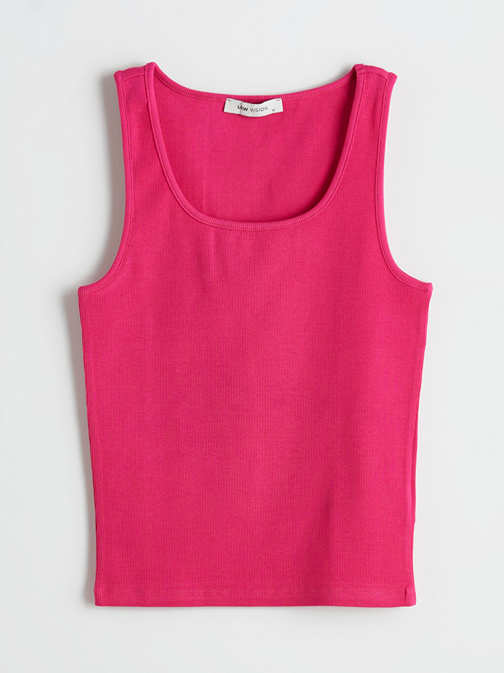 LCW Vision U Neck Textured Women's Tank Top -S54839Z8-H3A