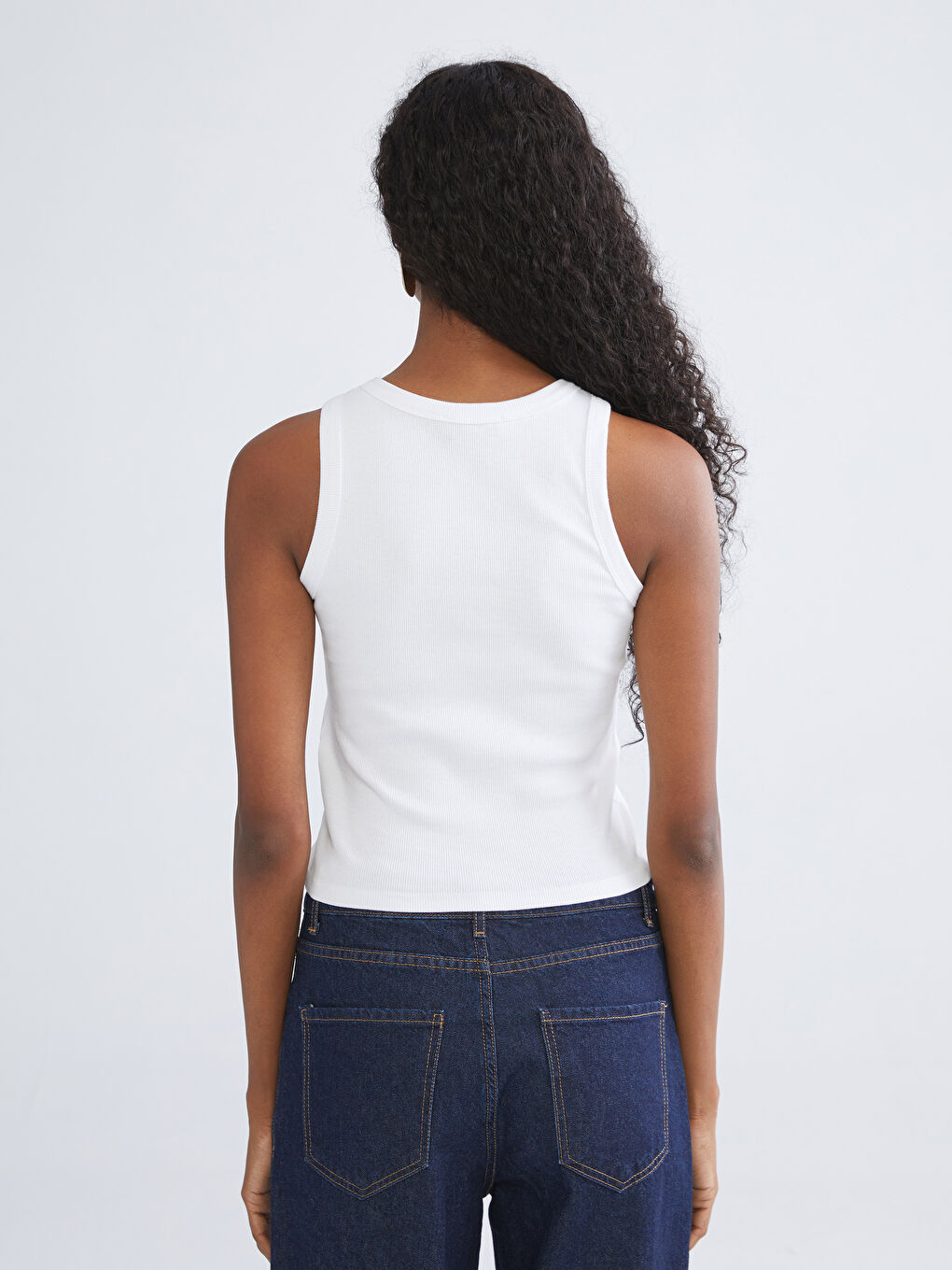 Crew Neck Women's Tank Top-3