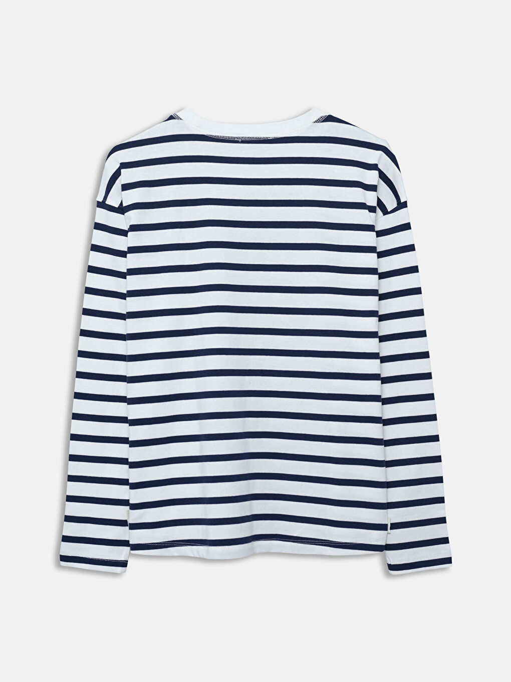 LCW Vision Crew Neck Striped Long Sleeve Women's T-Shirt -S54857Z8-LGS