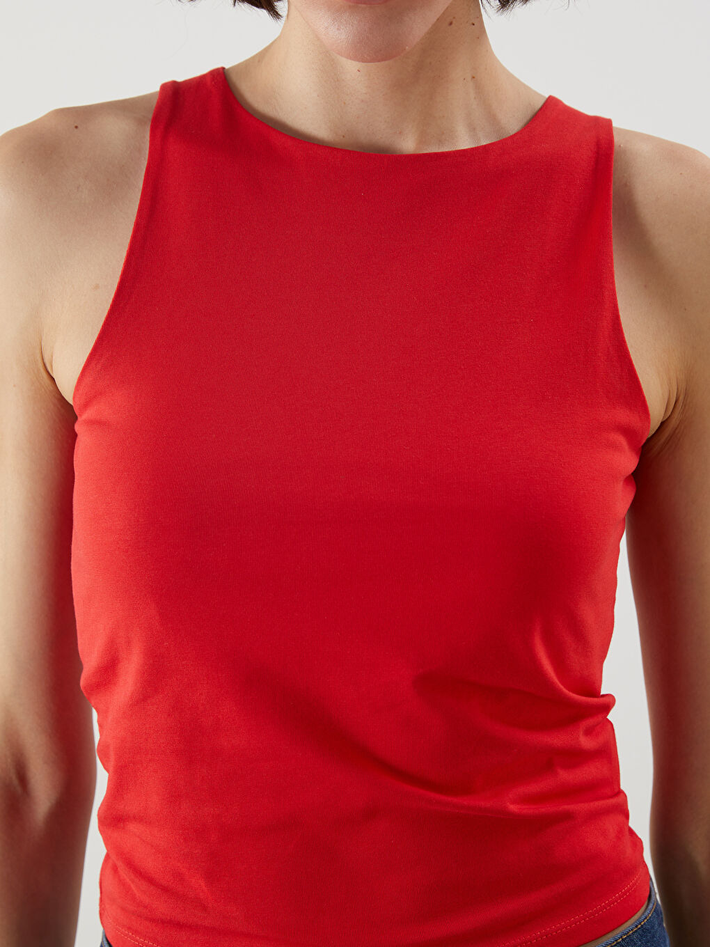 LCW Vision Crew Neck Women's Tank Top -S54862Z8-GZX