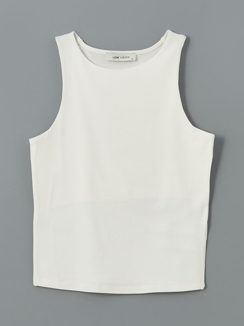 Crew Neck Women's Tank Top -S54862Z8-R9J