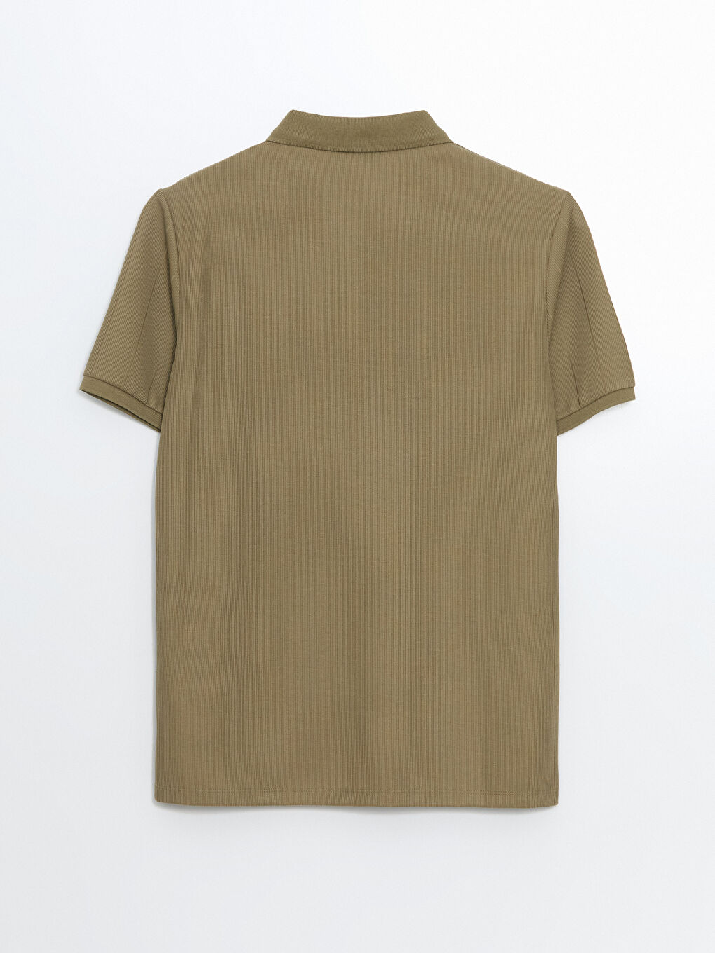 Polo Neck Short Sleeve Men's T-Shirt-5