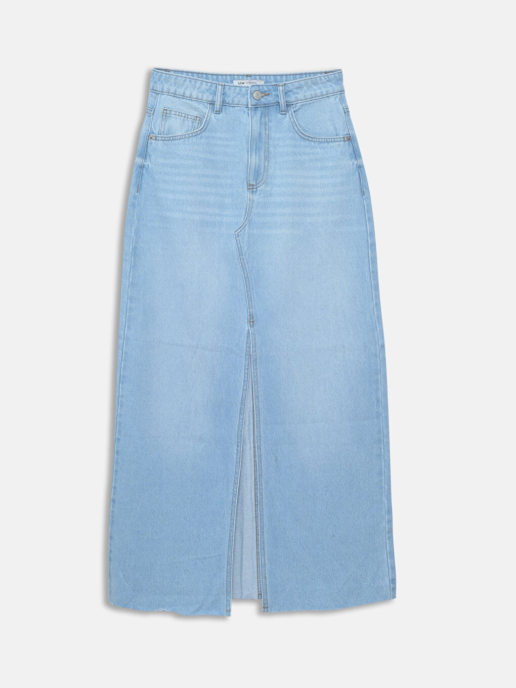 Regular Fit Women's Denim Skirt -S54884Z8-311