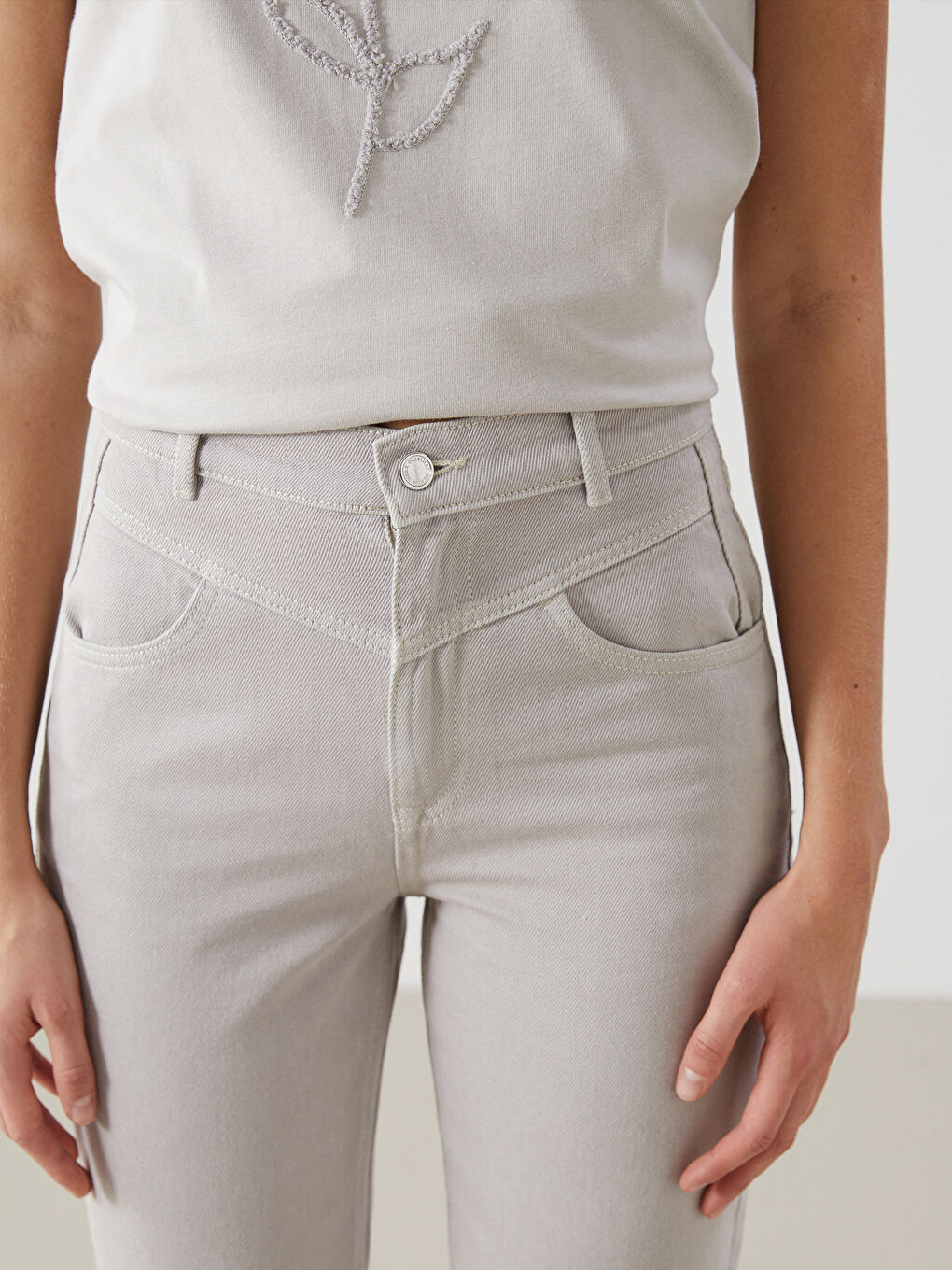 Женские джинсы Mom Fit-2