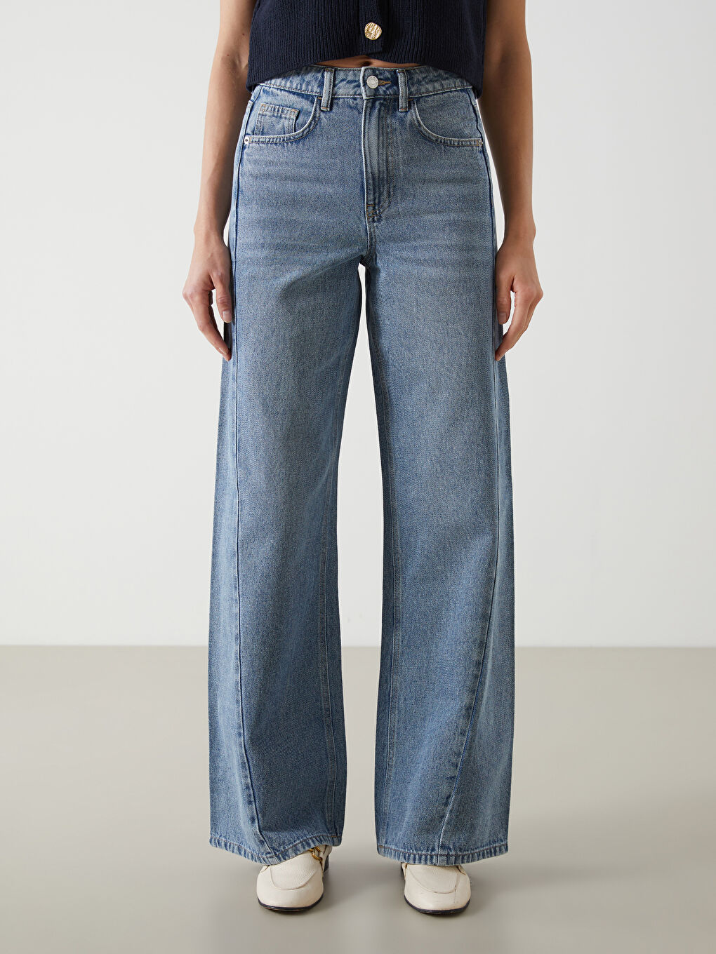 LCW Jeans Wideleg Women's Jeans -S54889Z8-507