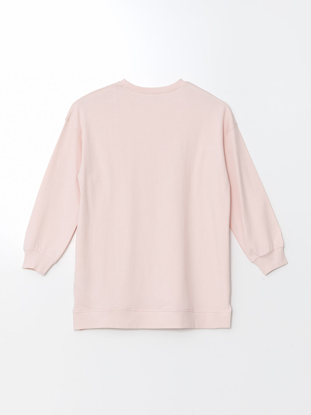 Crew Neck Printed Women's Sweatshirt Tunic-5