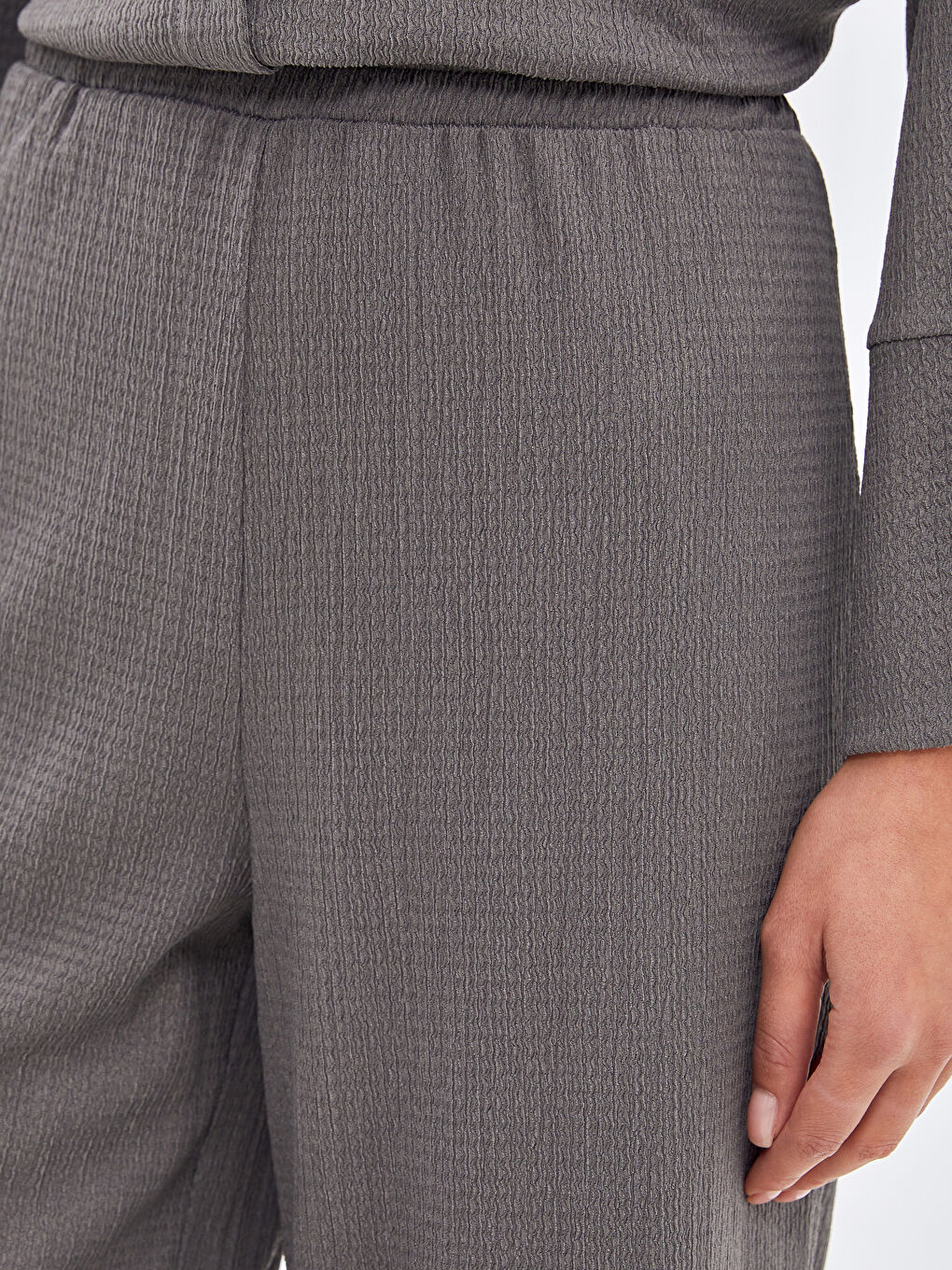 Pantalon de Survêtement pour Femmes à Taille Élastique et Coupe Régulière-2